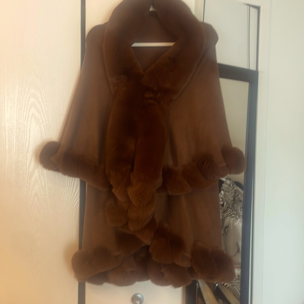 Faux fur Shawl